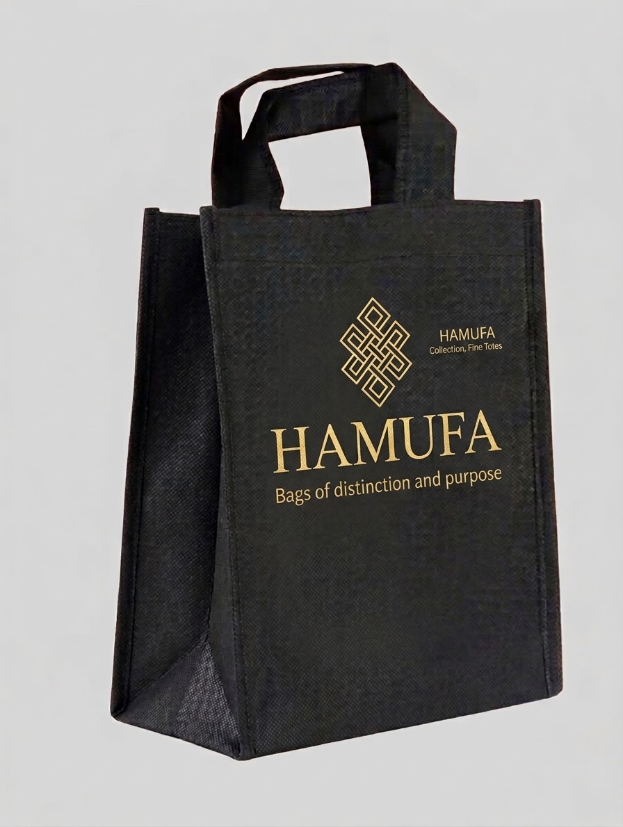 Close-up of branded shopping bag