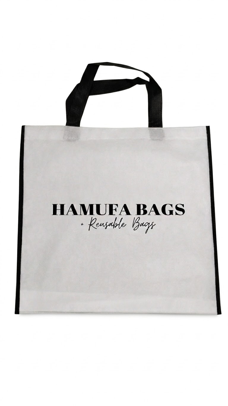 Hamufa Bags branded shopping bag